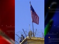 Syria says US behind attack on own embassy
