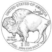 New USA Buffalo 24-Karat Gold Coin