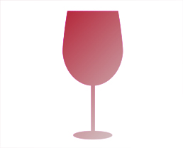 Glass Shape 1 for high tannin and moderate acidic wines