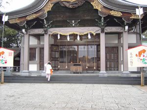 Front of shrine
