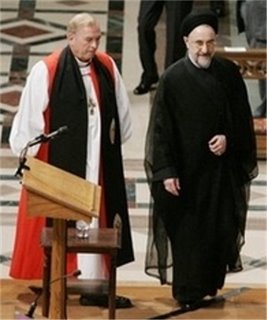 Bishop Chane and Mohammad Khatami