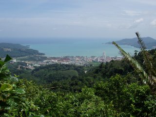 View of Patong from the hill