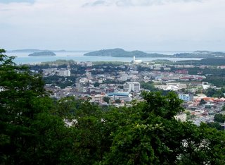 View over Phuket Town from Rang Hill