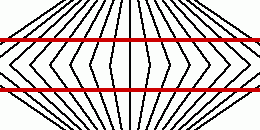 Horizontal or curved Illusion