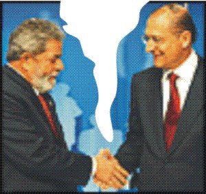 Lula e Alckmin, Jonne Roriz/AE