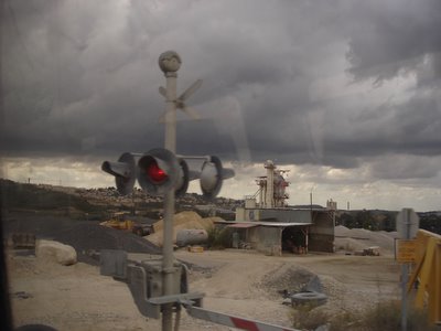 Clouds over entrance to Bet Shemesh