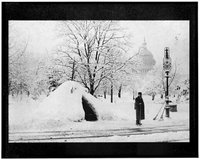 Christmas Snow Washington D.C. Library of Congress Prints and Photographs Division, REPRODUCTION NUMBER: LC-USZ62-109361