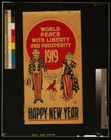 New Year 1919. Library of Congress Prints and Photographs Division REPRODUCTION NUMBER: LC-USZC4-10654