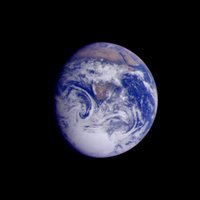 This color image of the Earth was obtained by the Galileo spacecraft on Dec. 11, 1990,