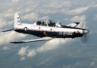 RANDOLPH AIR FORCE BASE, Texas -- The T-6A Texan II is a single-engine, two-seat primary trainer designed to train Joint Primary Pilot Training, or JPPT, students in basic flying skills common to U.S. Air Force and Navy pilots. The trainer is phasing out the aging T-37 fleet throughout Air Education and Training Command. (U.S. Air Force photo by Master Sgt. David Richards)