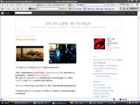 My orignal Blog Page