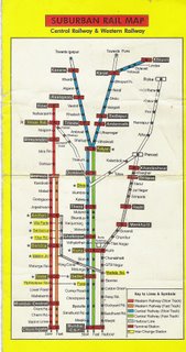 Mumbai Suburban Railway Map