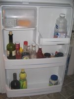 fridge in the morning