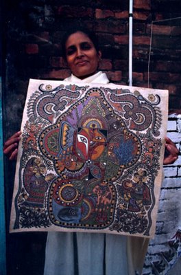 pushpa kumari mithila madhubani painting