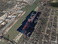 Hurricane Katrina in Google Earth