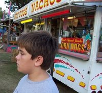 Tyler Hangin By The Nacho Stand