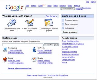 Google Groups beta