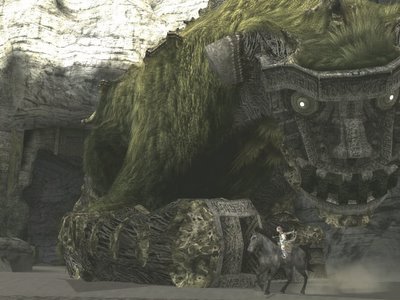 Una captura del videojuego, que nos presenta la majestuosidad de los gigantes a los que deberemos enfrentarnos durante la historia