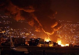 Beirut ablaze