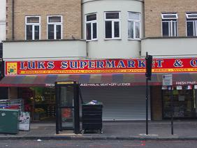 Our supermarket and off-licence, opposite Abney Park cemetery