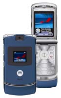 Motorola RAZR V3 Blue Review