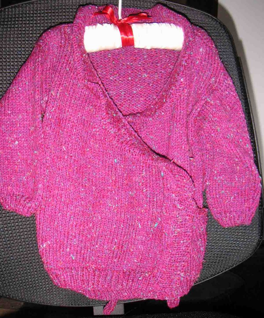 baby wrap sweater