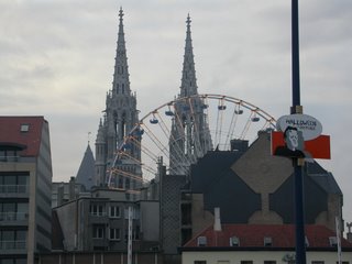 Halloween en Ostende, ciudad costera de Belgica...