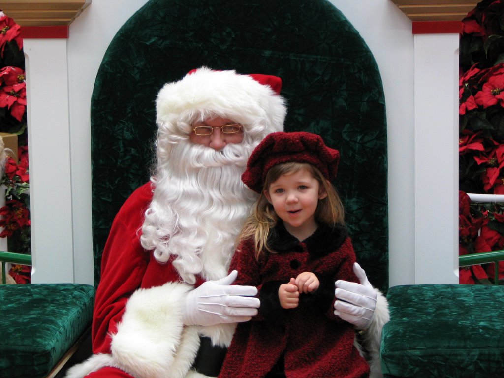 Hannah and Santa Claus, 2005