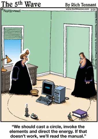 How Witches Troubleshoot Their PC's...