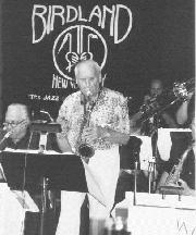 Lew Anderson and his big band at Birdland