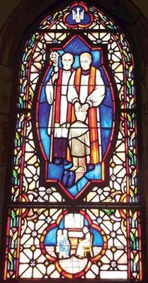 Bad Stained Glass Window...seen in a Catholic Church...
