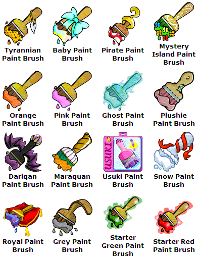 Me and My Neopets: All the Paintbrush