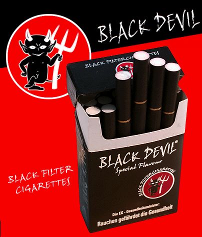 Black devil cigaretes kaina.