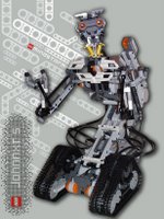 JohnnyNXT built from the Lego Mindstorms NXT Robotics system.