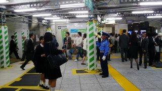 inside Takadanobaba station - click to see big