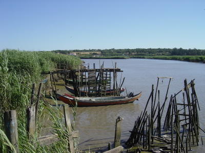 Rio Sado em Alcácer. Foto do autor.