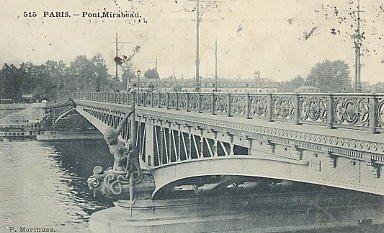Pont Mirabeau. Fonte: http://www.lecannet.com/Biblio/le-pont-mirabeau.htm