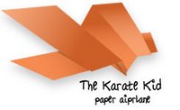 karatekid paper airplane