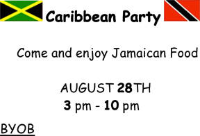 caribbean party invitation