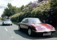 Two Spyder Cars Elans on the road