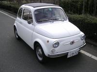 1965 to 1968 Fiat 500F (I think) with moustache badge
