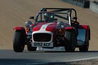A Caterham kit in full flight at a Lotus On Track event