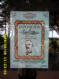 Cartel da exposición sobre Pedro Murias