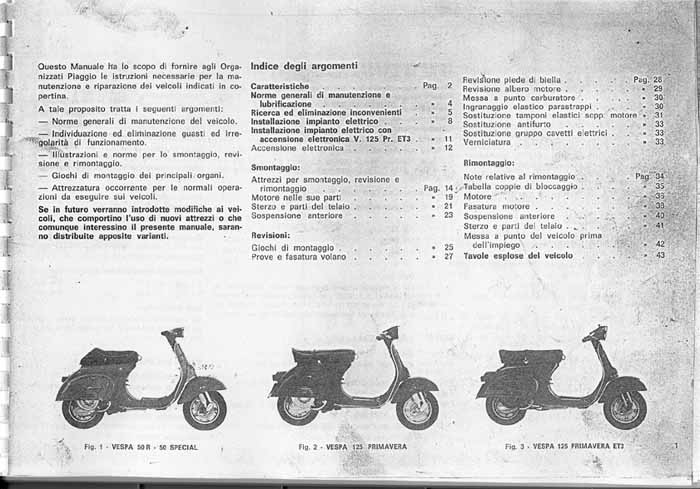 LA MIA SPECIAL! Manuale d'officina: Manuale Vespa 50 Special