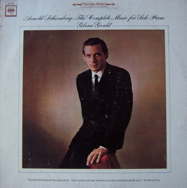 Glenn Gould Schoenberg album cover
