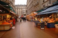 La rue Daguerre et ses marchés aux poissons