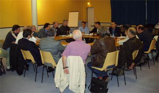 A partial view of the participants to the EuroUfo meetings.