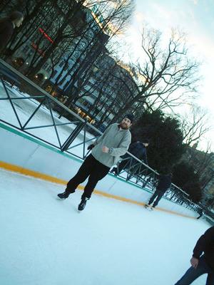 Andjam ice skating