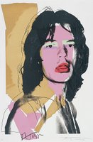Mick Jagger door Andy Warhol