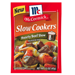 Crockpot Adventures: Product Review: McCormick Slow Cookers Hearty Beef ...